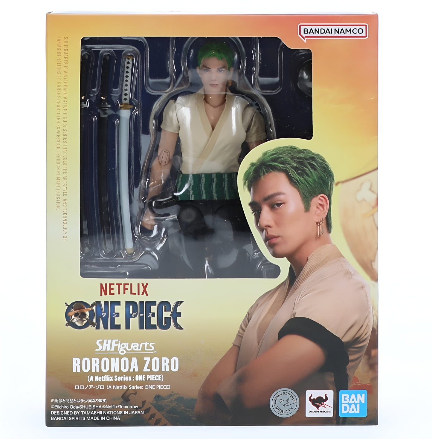 One Piece SH Figuarts Figur: Roronoa Zoro Netflix