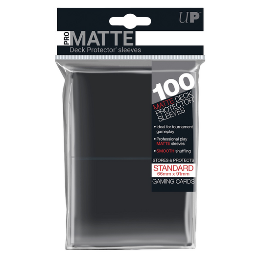 Ultra Pro: Fundas Negras Mate