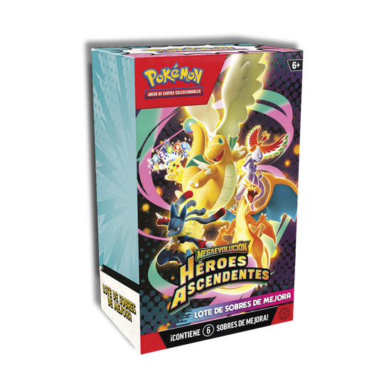 Pokémon Mega 2.5 6 Booster Bundle - Héroes Ascendentes