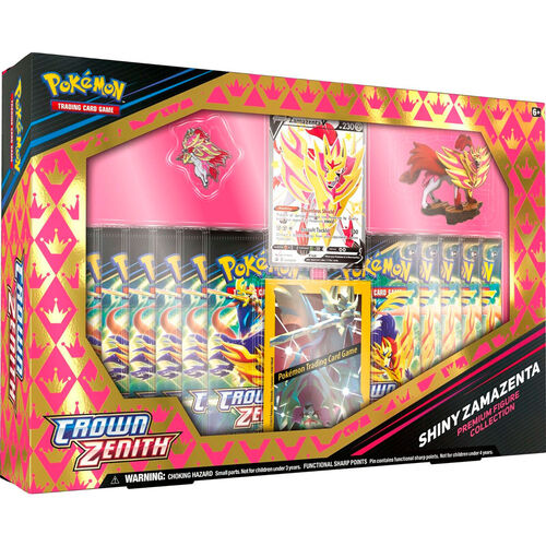 Pokemon Card Box: Shiny Zacian &amp; Zamazenta (Spanish)